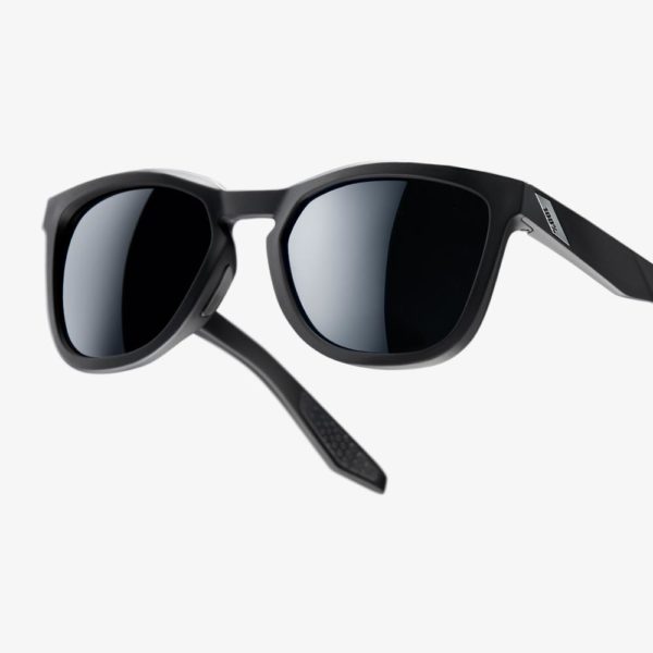 100% Hudson Sunglasses - Black with Smoke Lens - Image 2