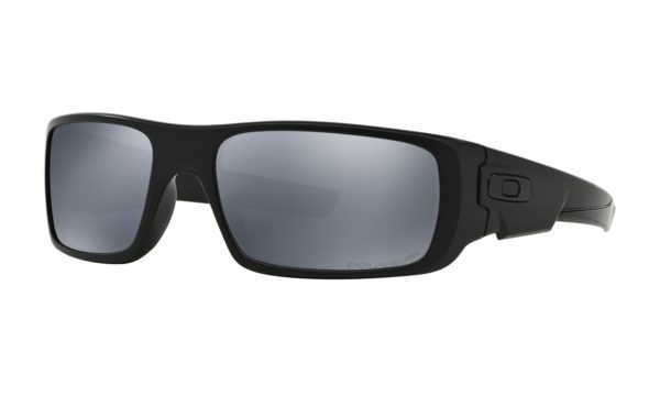 Oakley Crankshaft Men's Sunglasses - Matte Blk w/ Blk Iridium Polarized Lens