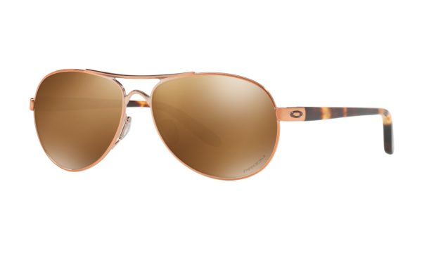 Oakley Tie Breaker Sunglasses - Rose Gold with Prizm Tungsten Polarized Lens