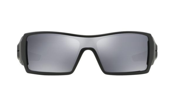 Oakley Oil Rig Sunglasses - Matte Black with Black Irid Lens - Image 2