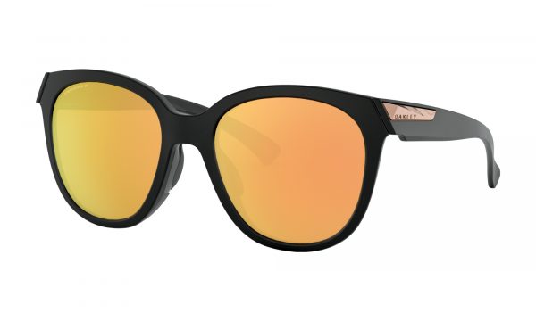 Oakley Low Key Womens Sunglasses - Matt Black w/ Prizm Rose Gold Polar