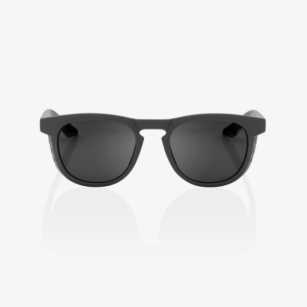 100% Slent Sunglasses - Soft Tact Cool Grey with Smoke Lens 61035-188-57 - Image 2