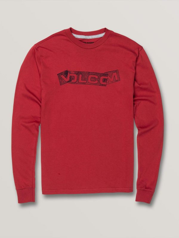 Big Boys Fooled Long Sleeve Tee - Cardinal
