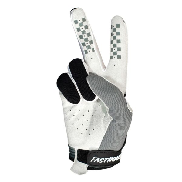 Fasthouse Speed Style Ridgeline MX Gloves - Grey/Black - Image 2