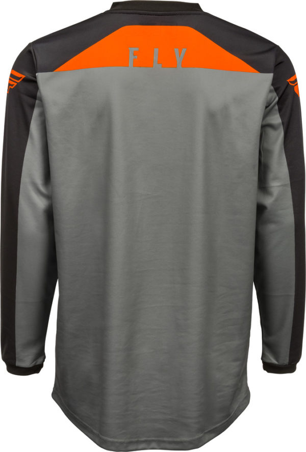 Fly Racing F-16 Youth MX Jersey - Grey/Blk/Orange - Image 2