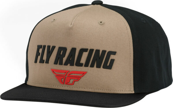 Fly Racing Evo Snapback Hat - Khaki/Blk