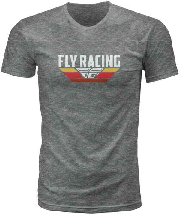 FLY Racing Voyage Tee - Dark Grey Heather 352-0634