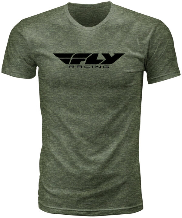 FLY Racing Corporate Tee - Moss Heather 352-1940
