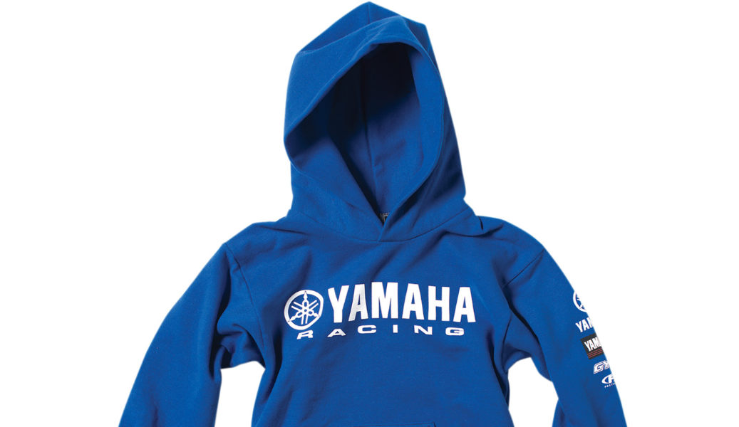 Fatory Effex Youth Yamaha Racing Hoody Blue Moto MX Hoodie Sweatshirt 