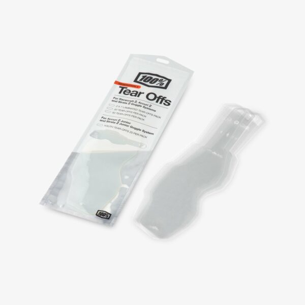 100% Accuri2/Strata2/Racecraft2 Standard 20pk Tearoffs