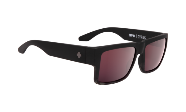 SPY Cyrus Sunglasses - Matte Blk Smoke - 673180221792