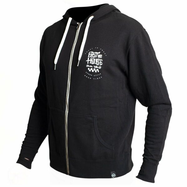 Fasthouse Slack Hooded Zip Up - Black