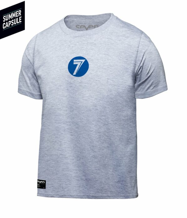 Seven MX Youth Micro Dot Tee - Heather Gray