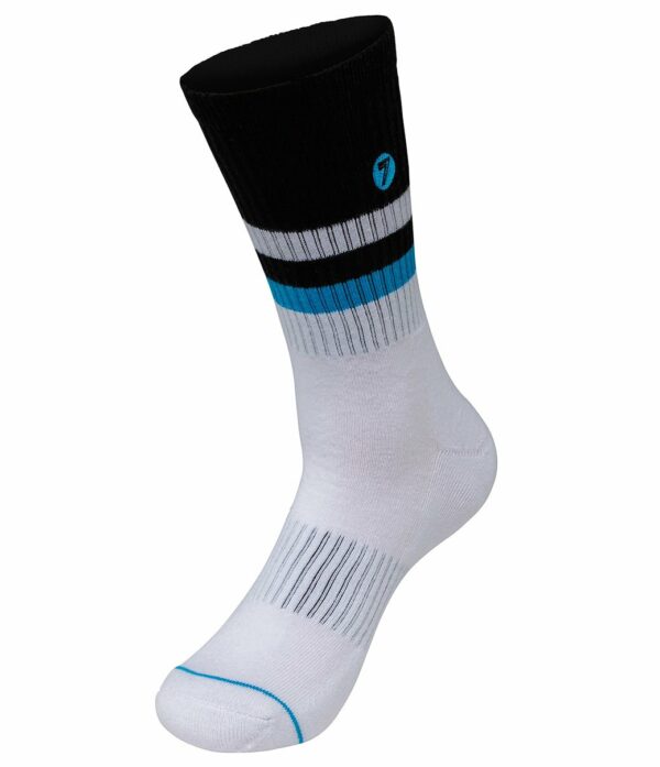 Seven MX Youth Realm Sox - Blk/Cyan