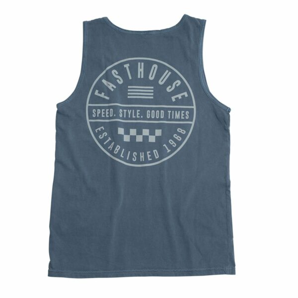 Fasthouse Mens Statement Tank - Blue Jean - Image 2