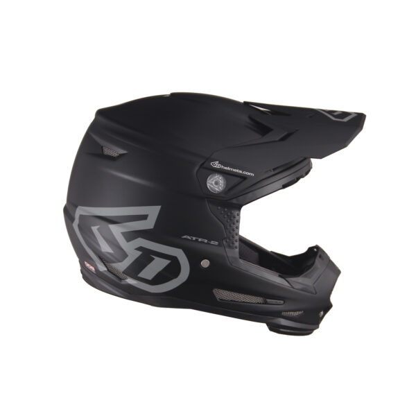 6D ATR-2Y Youth Helmet - Solid Matte Blk