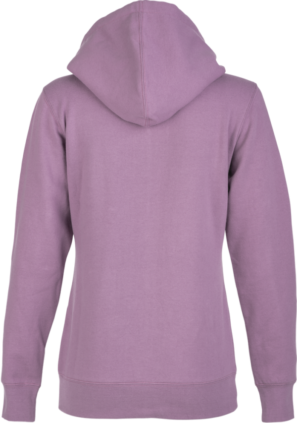 FLY RACING WOMEN'S FLY CORPORATE ZIP UP HOODY - MAUVE - Image 2