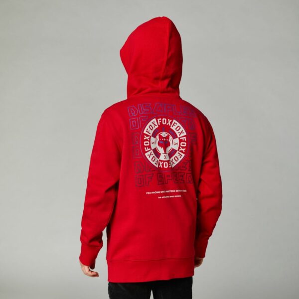 Fox Racing Nobyl Zip Fleece - Flame Red - Image 2