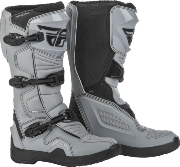FLY Racing Maverik Adult Boots - Grey/Blk