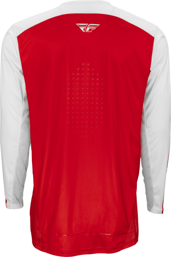 Fly Racing Lite Jersey, Adult - Red/White 375-722 - Image 2