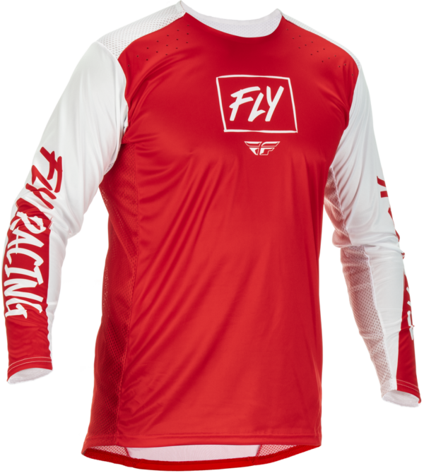 Fly Racing Lite Jersey, Adult - Red/White 375-722