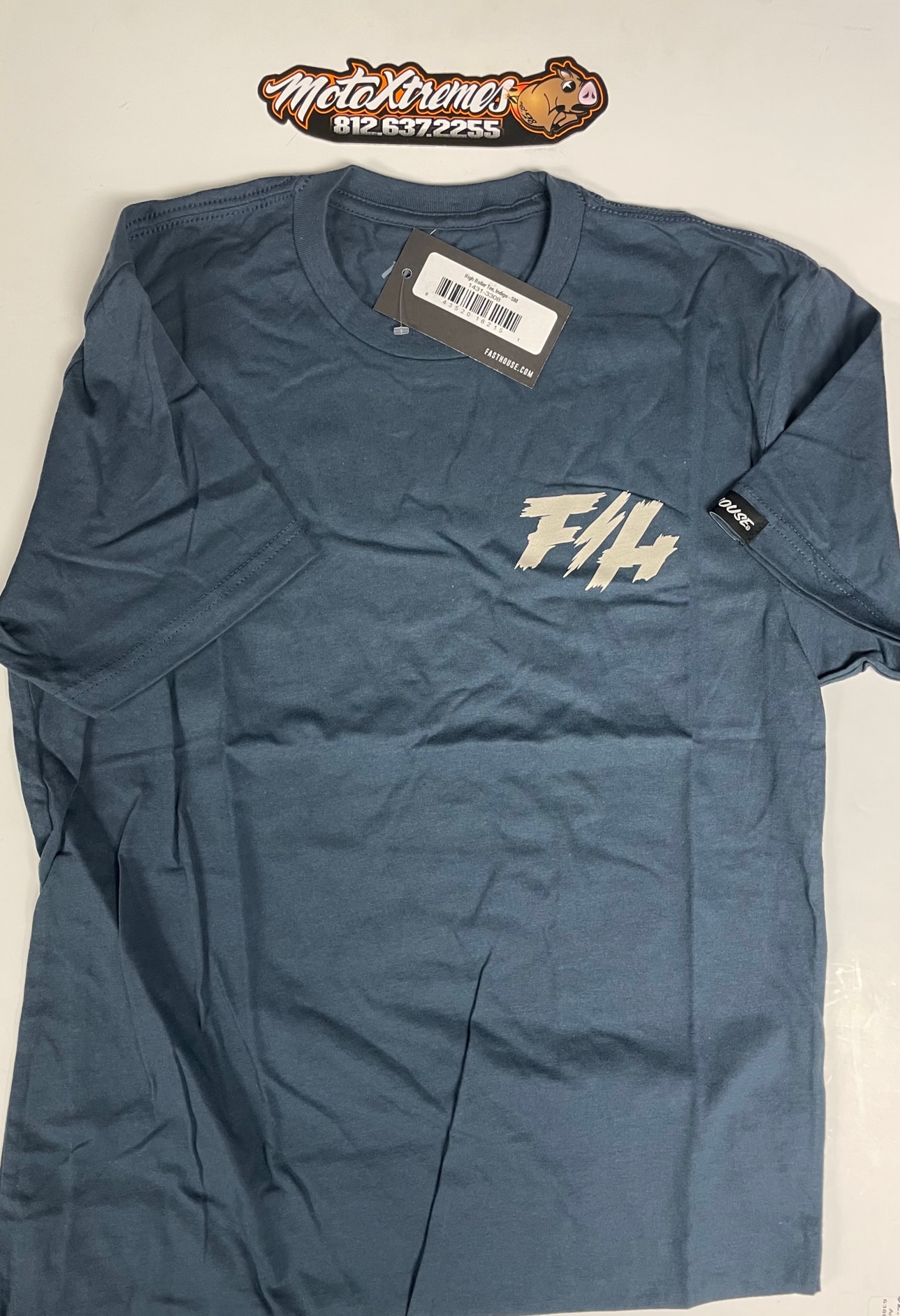 Fasthouse High Roller Tee, Indigo - Motoxtremes