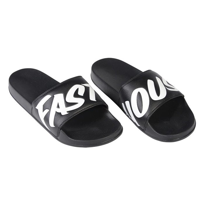 Fasthouse Logo Slide Sandals - Blk - Motoxtremes