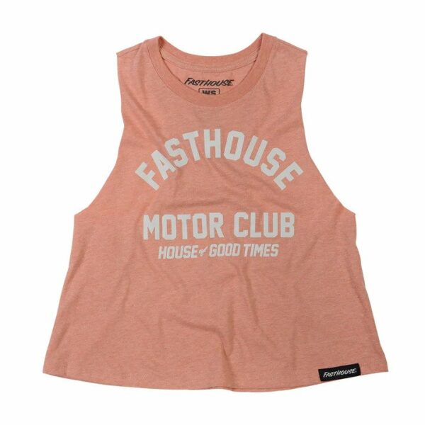 Fasthouse Brigade Women’s Crop Tank - Heather Peach