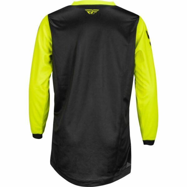 Fly Racing Youth F-16 Jersey- BLK/HI VIS 376-220Y - Image 2