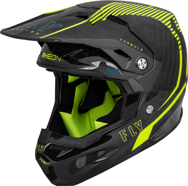 Fly Racing Formula Carbon Tracer Helmet HiVis/Blk