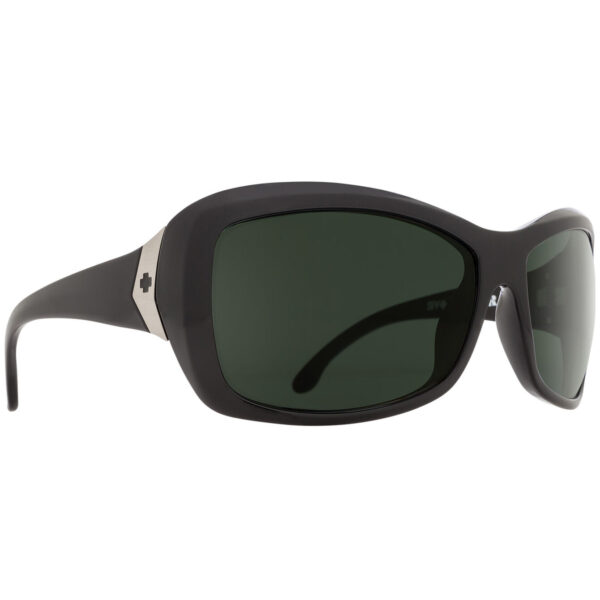 SPY Womens Farrah Sunglasses - Blk with Gray Green Polar Lens