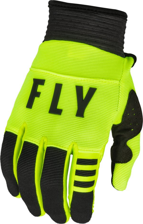 Fly Racing F-16 Gloves, Youth - HiVis/Blk 376-910Y
