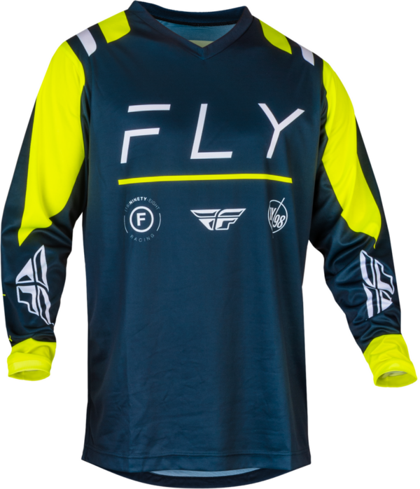 Fly Racing F-16 Jersey - Nvy/HiVis/Wh