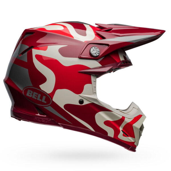Bell Moto-9S Flex Helmet- Ferrandis Gloss Rd/Sil