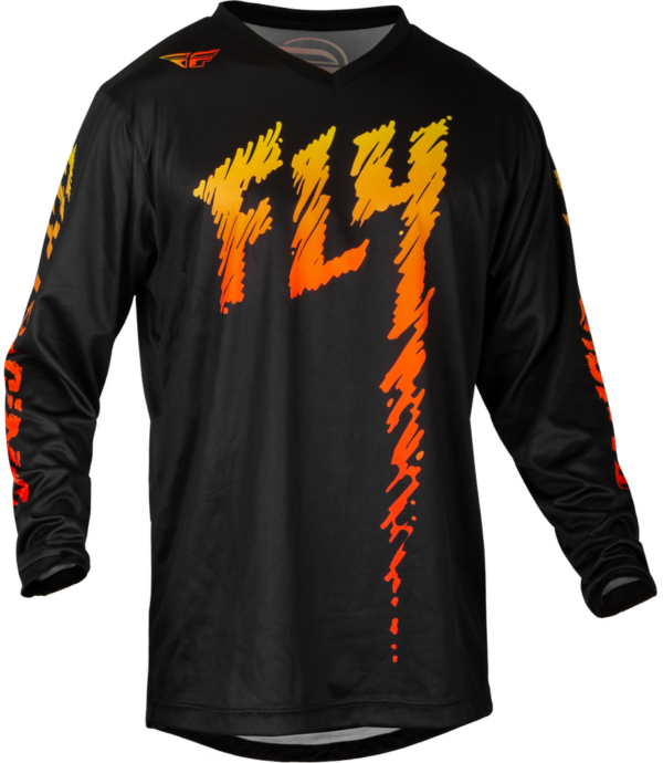 Fly Racing Youth F-16 Gear Set - Blk/Yel/Org - Image 3