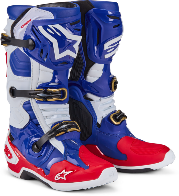 Alpinestars Tech 10 MX Boots - LE BrtRed/DrkBlue/Wh