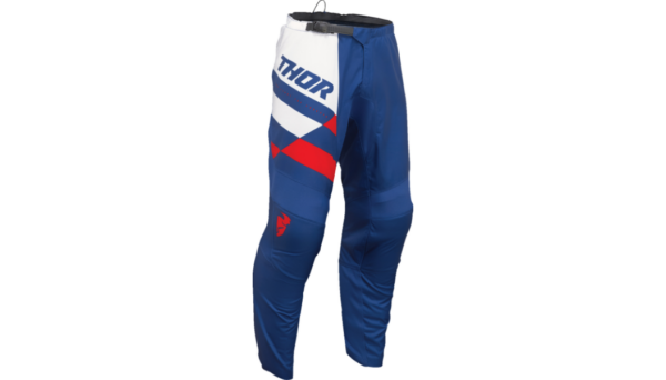 Thor Sector Adult MX Gear, Checkered Navy/Red - Image 2