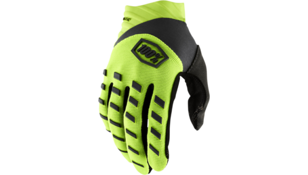 100% Airmatic MX Gloves, Flo Yel