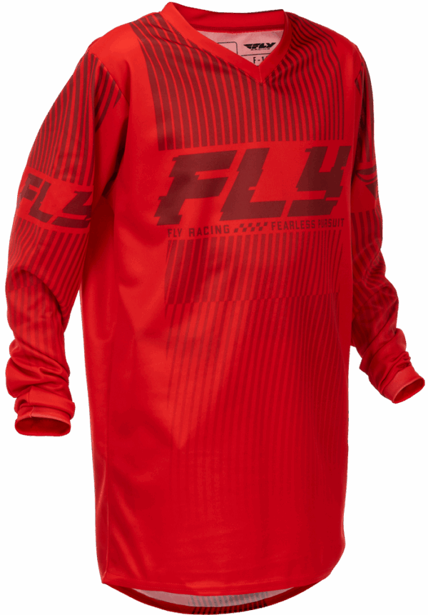FLY Racing Youth F-16 MX Gear Jersey & Pant, RED - Image 2