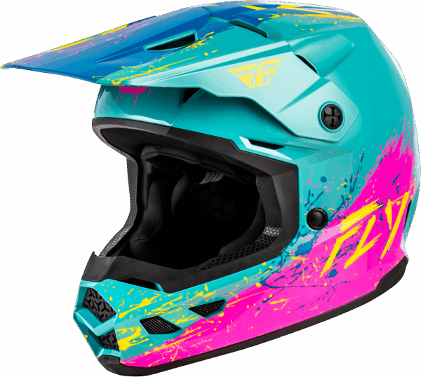 FLY Racing Youth Kinetic Drip Helmet - Image 2