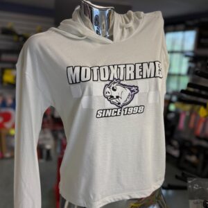 Motoxtremes Womens LS Crop Hoodie
