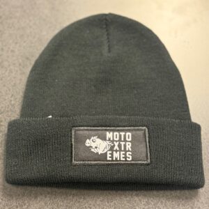 Motoxtremes Folded Beanie with Pig Logo (Blk)