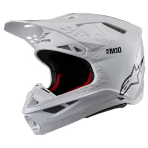 Alpinestars Supertech M10 Carbon Helmet, Solid White
