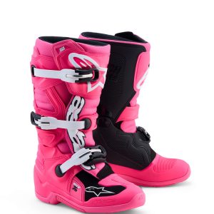 Alpinestars Tech 7s Youth MX Boots - Solid Pink