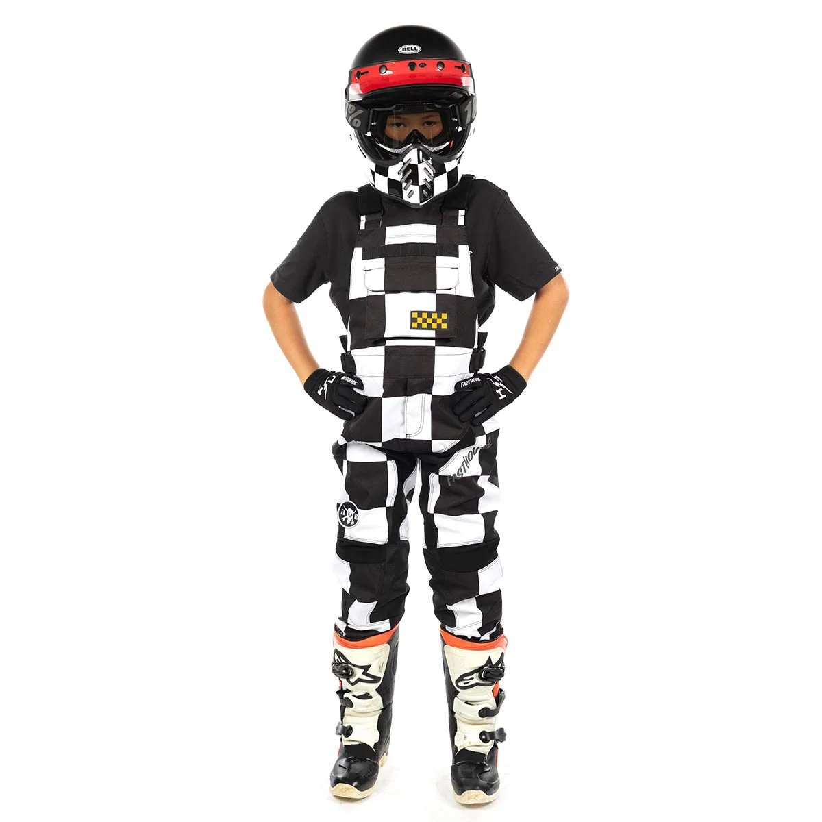 Fasthouse Youth Motorall MX - Checkers